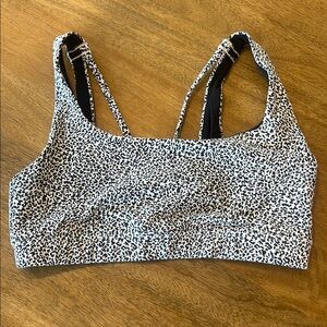 Athleta Leopard Print Women's Sports Bra